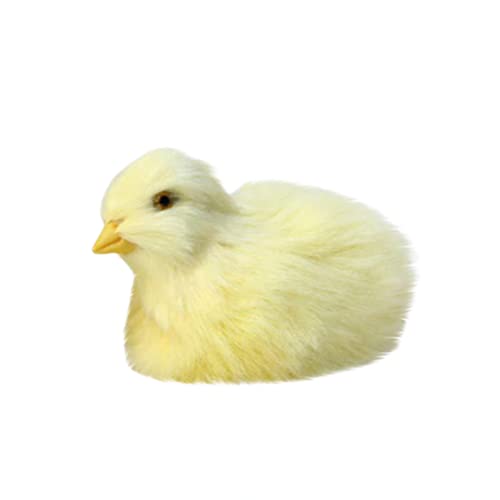 Realistische Küken Toy Plüsch Küken Kuscheltier Plüschtier Stofftier Plüschtier küken Figur lebensechte Pelzige Tier Spielzeug Simulation Küken Fotografie Simulation Huhn Ostern küken Deko Type A von URFEDA