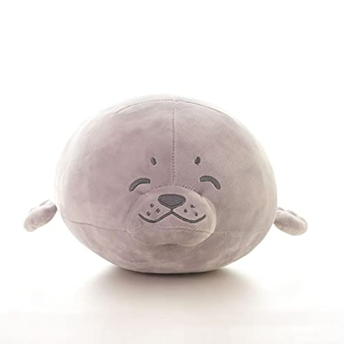 Robbe Plüschtier Niedliches Siegelkissen Gefüllte Baumwolle Plüsch Tier Spielzeug Niedlich Ozean Kissen Haustiere Umarmungskissen Chubby Blob Seal Kissen Geburtstag Geschenke für Kinder 40cm von URFEDA