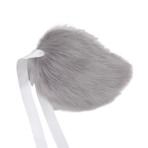 URFEDA Bunny Tail Cosplay Plüschschwanz Cosplay Furry Tail Plüsch Hasenschwanz Cosplay Kaninchenschwanz Requisite Halloween Verkleidung Cosplay Karneval Party Plüschschwanz von URFEDA