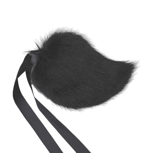 URFEDA Bunny Tail Cosplay Plüschschwanz Cosplay Furry Tail Plüsch Hasenschwanz Cosplay Kaninchenschwanz Requisite Halloween Verkleidung Cosplay Karneval Party Plüschschwanz von URFEDA