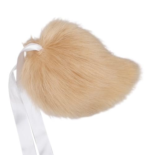 URFEDA Bunny Tail Cosplay Plüschschwanz Cosplay Furry Tail Plüsch Hasenschwanz Cosplay Kaninchenschwanz Requisite Halloween Verkleidung Cosplay Karneval Party Plüschschwanz von URFEDA