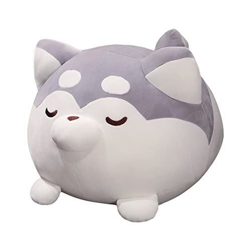 URFEDA Husky Tier Kissen Plüschtier Stofftier Mollig Hund Plüsch Kissen Spielzeug Kuschelkissen Weiche Süße Plüsch Puppe Kissen Gefüllt Tier Dekokissen Geschenke für Kinder Freunde und Familie 50CM URFEDA Husky Tier Kissen Plüschtier Stofftier Mollig Hund Plüsch Kissen Spielzeug Kuschelkissen Weiche Süße Plüsch Puppe Kissen Gefüllt Tier Dekokissen Geschenke für Kinder Freunde und Familie 50CM von URFEDA