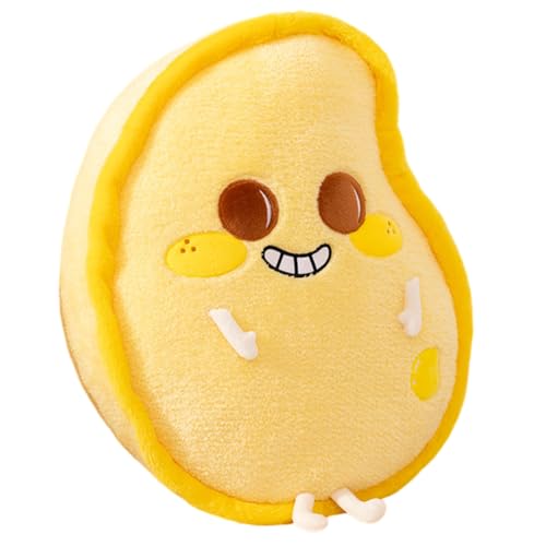 URFEDA Mango Kuscheltier,Mango Kissen 50cm,Cartoon Plüschpuppen Lustiges Obst Mango Form Softpuppe Kissen Frucht Birne Stofftier Plüschtier Gefüllte Plüsch Kinderspielzeug Geschenk für Jungen Mädchen von URFEDA