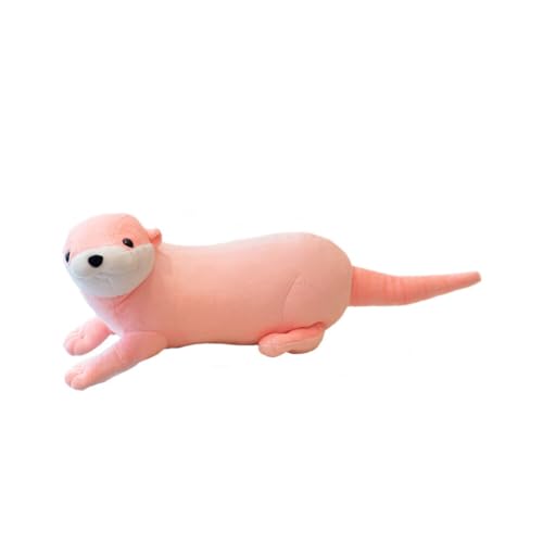 URFEDA Otter Kuscheltier,80CM Lange Süße Plüschtier Otter Plüsch Kissen Puppe,Otter Stofftiere Schlafkissen Wurfkissen Super weiche Stofftier Spielzeug Sofakissen Seitenschläferkissen Zimmer Deko von URFEDA