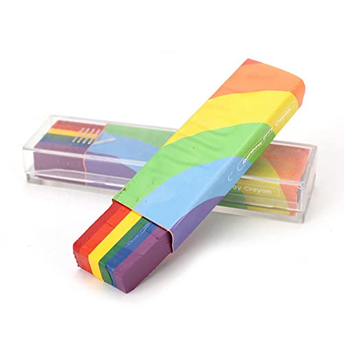 URFEDA Regenbogen Gesichtsfarbe, Regenbogen Schminke für Erwachsene & Kinder, LGBT Gay Pride Regenbogen Flagge Schminke, Nationalflagge Make-up-Stick, 6 Farben Rainbow Schminkstifte, Ungiftig von URFEDA