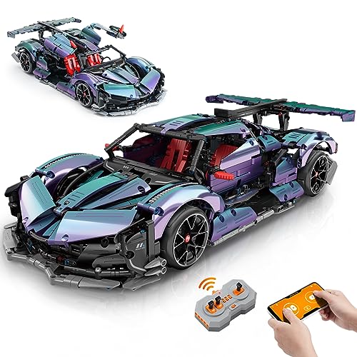 URGEAR Technic Bausteine Set für Apolo IE: 1:10 Sportwagen RC Drift Hypercar, 2036 Teile Rennwagen Modellbausatz für Erwachsene zum Bauen, Sammeln Männer & Frauen von URGEAR