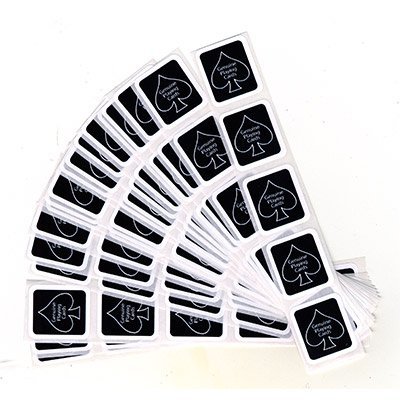 Deck Seal BLACK (100 SEALS) by US Playing Card Company - Trick von Tour de magie