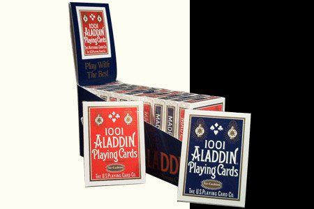 US Playing Card Co. 12 Aladdin Spiele (6 Rot / 6 Blau) von US Playing Card Co.