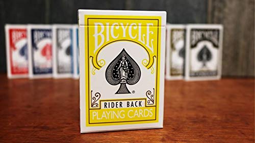 Fahrrad gelbe Spielkarten von US Playing Cards Co | Cooles Pokerdeck zum Sammeln | Karten für Zauberer und Zaubertricks von US Playing Cards