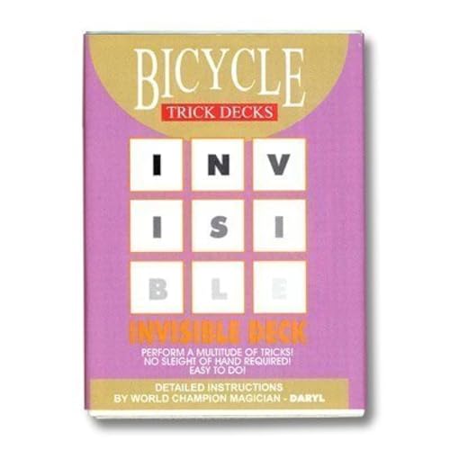 Invisible Deck Bicycle - red von US Playing Cards