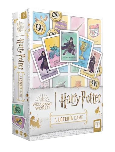 USAopoly The OP Games | Harry Potter Loteria | Traditional Loteria Mexicana Game of Chance | Bingo Style Game Featuring Custom Artwork & Illustrations from Harry Potter Films | Spanish & English von USAopoly