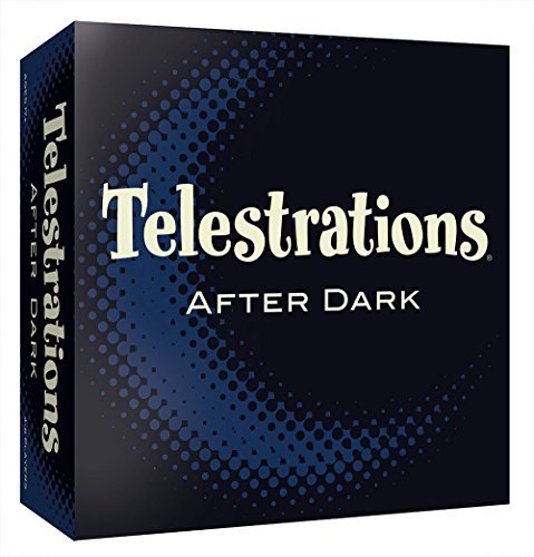 USAopoly Telestrations After Dark - Erwachsenen-Party-Spiel für 4 bis 8 Spieler ab 17 Jahren von USAopoly