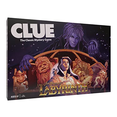 USAOPOLY CLUE: Labyrinth | Solve The Mystery - Who Does Jareth Control, Where is Toby, and What Objekt is Used | Collectible Clue Game Basierend auf Jim Hensons Labyrinth | Offizielles Lizenzspiel von USAopoly