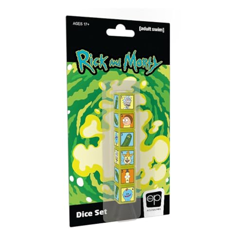 USAopoly AC085-434-002005-24 Rick and Morty Dice Set von USAopoly