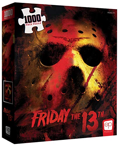 USAopoly PZ010-716-002000-06 RD-RS101008 Friday The 13th Jason Freitag der 13. Puzzle 1000 Teile, Bunt, único von USAopoly