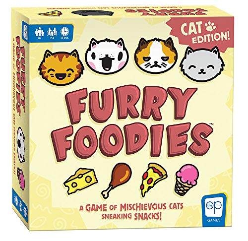 USAopoly Furry Foodies - A Light Strategy Game with Cats Family Board Game von USAopoly