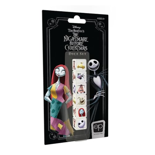 Nightmare Before Christmas Dice Set | Officially Licensed 6-Sided Dice von USAopoly