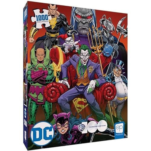 USAopoly TOP-PZ047 DC Villians Forever Evil 1000 Piece Puzzle, Multicolor von USAopoly