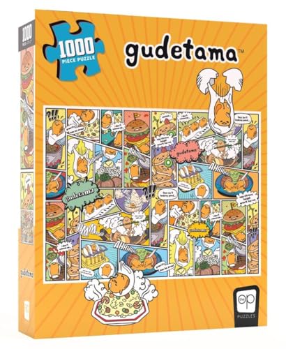 USAopoly TOP-PZ031 Gudetama Amazing Egg-Ventures 1000 Piece Puzzle, Multicolor von USAopoly