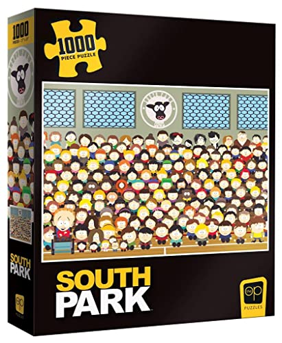 USAopoly TOP-PZ033 South Park Go Cows 1,000-Piece Southpark Puzzle, Multicolor von USAopoly