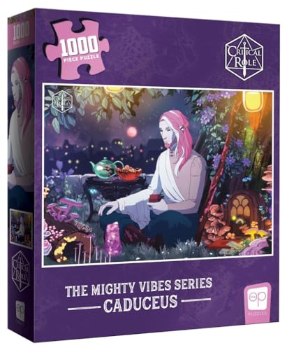 USAopoly TOP-PZ041 Critical Role: The Mighty Vibes Series-Caduceus 1,000 Piece Puzzle, Multicolor von USAopoly