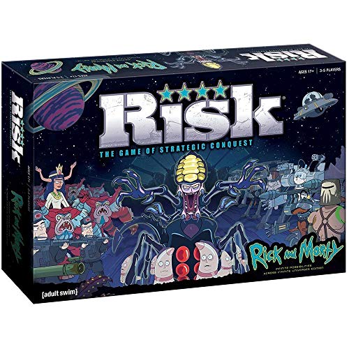 USAopoly Risk Rick & Morty Edition Board Game Brettspiel von USAopoly