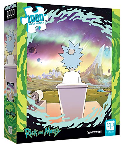 USAopoly TOP-PZ035 Morty Shy Pooper 1,000-Piece Rick and Mory Puzzle, Multicolor von USAopoly