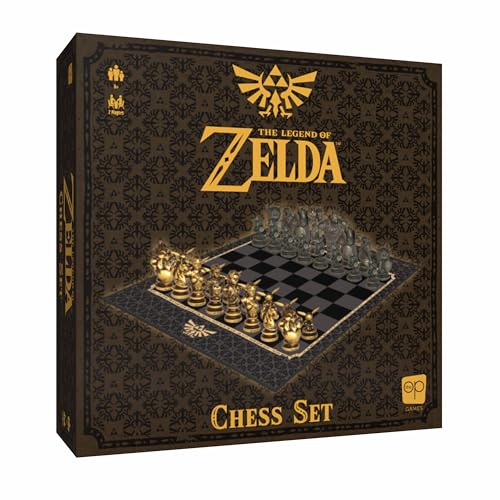 USAopoly The Legend of Zelda Collector's Chess Set – Strategiespiel – Für Zelda-Fans – 2 Spieler | 60+ Min | Ab 8 Jahren – Englisch USAopoly The Legend of Zelda Collector's Chess Set – Strategiespiel – Für Zelda-Fans – 2 Spieler | 60+ Min | Ab 8 Jahren – Englisch von USAopoly