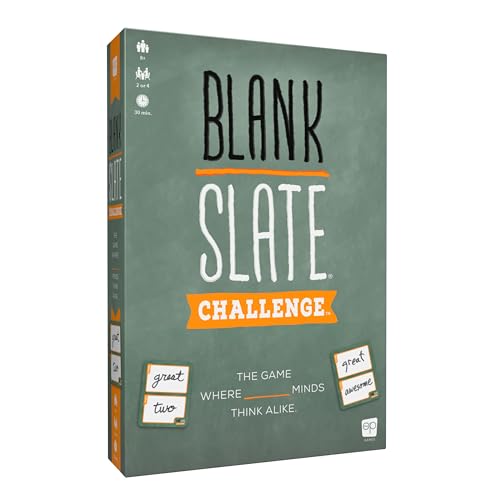 USAopoly The OP | Blank Slate: Challenge | Board Game | The Game Where Great Minds Still Think Alike | Cooperative and Team Play Modes | Party Game | 2-4 Players | Ages 8+ | English von USAopoly