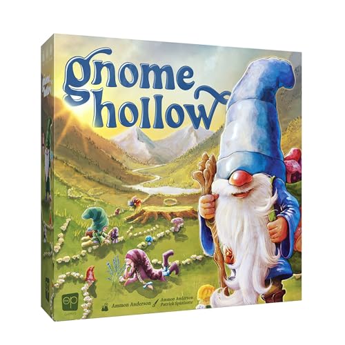 USAopoly The OP Games | GNOME Hollow Brettspiel auf Englisch für die ganze Familie | Strategiespiel für 2-4 Spieler | Schnell erlernbares Spiel für Paare und ab 12 Jahren von USAopoly