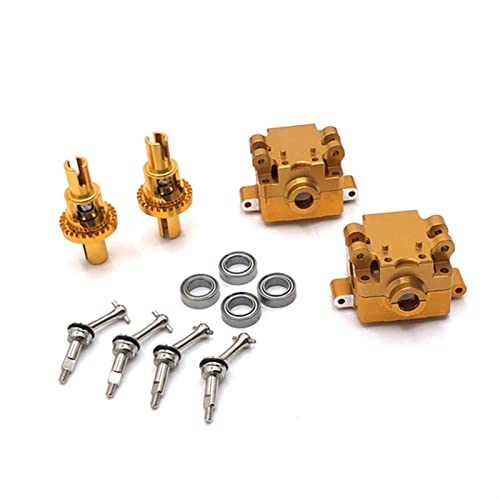 USKI Differentialgetriebe aus Metall und Antriebswelle CVD Set for WLToys 284131 K969 K989 K999 P929 1/28 RC Auto-Upgrade-Teilen.(Color:9) von USKI