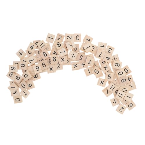 UTHCLO 100 Stück Teiliges Kleine Holz Zahlen und Symbol Plättchen Natürliche Holzzahlen für Mathematikspielzeug DIY Bastelprojekte von Koordination Kreativität und Mathematischem UTHCLO 100 Stück Teiliges Kleine Holz Zahlen und Symbol Plättchen Natürliche Holzzahlen für Mathematikspielzeug DIY Bastelprojekte von Koordination Kreativität und Mathematischem von UTHCLO