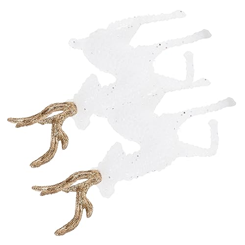 UTHCLO 2 Stück Teiliges Kunststoff Kuchen Topper Rentier Dekoration für Geburtstag Party und Weihnachten Stabile Rentier Figuren für Festliche Torten Deko und Foto Requisiten UTHCLO 2 Stück Teiliges Kunststoff Kuchen Topper Rentier Dekoration für Geburtstag Party und Weihnachten Stabile Rentier Figuren für Festliche Torten Deko und Foto Requisiten von UTHCLO