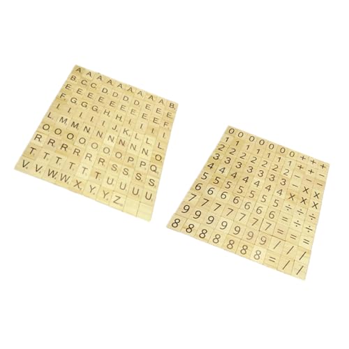 UTHCLO 200 Stück Teiliges Lernspiel Holzpuzzle mit Buchstaben und Zahlen Sichere Glatte Holzspielsteine für Frühkindliche Bildung für Vorschulkinder und Spielerisches Lernen UTHCLO 200 Stück Teiliges Lernspiel Holzpuzzle mit Buchstaben und Zahlen Sichere Glatte Holzspielsteine für Frühkindliche Bildung für Vorschulkinder und Spielerisches Lernen von UTHCLO