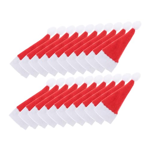 UTHCLO 24 Stck. Mini Weihnachtsmützen Teilig Bunte Mini Hüte aus Kleine Dekoration für Lollipop DIY Weihnachtsdeko Vielseitige für Festliche Tischdekoration UTHCLO 24 Stck. Mini Weihnachtsmützen Teilig Bunte Mini Hüte aus Kleine Dekoration für Lollipop DIY Weihnachtsdeko Vielseitige für Festliche Tischdekoration von UTHCLO