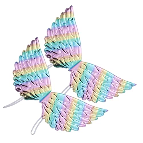 UTHCLO 2St Engelsflügel kinderkostüm kostüm für kinder Cosplay-Accessoires butterfly wings Requisiten für Bühnenauftritte Rollenspiel-Requisite Abschlussball Zubehör Kleidung Stoff von UTHCLO