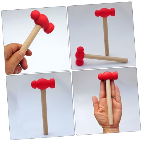 UTHCLO 4 Stück Kinderwerkzeug Teiliges Holzhammer für Kleinkinder Kleines Hämmerchen mit Glatter Oberfläche Robust und Langlebig Geeignet für Rollenspiele und Eltern Junge Mädchen UTHCLO 4 Stück Kinderwerkzeug Teiliges Holzhammer für Kleinkinder Kleines Hämmerchen mit Glatter Oberfläche Robust und Langlebig Geeignet für Rollenspiele und Eltern Junge Mädchen von UTHCLO