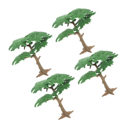 UTHCLO 4 Stück Simulation Landschaftsbaum Gefälschtes Baummodell Dekoratives Modell Pflanzenmodell Baummodell Materialmodell Minimodell Sandtischmodell Künstliches Modell Baum von UTHCLO