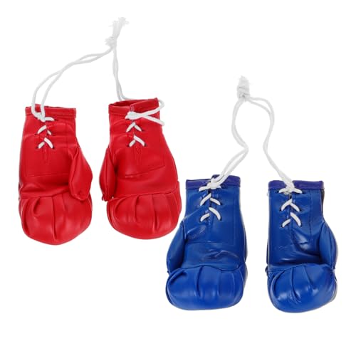 UTHCLO 4 Stück Teiliges Mini Boxhandschuh Realistische Miniatur Boxhandschuhe in Rot und Blau Dekorative Auto Anhänger und Party Mitbringsel für Boxsport Fans und Heimdekoration UTHCLO 4 Stück Teiliges Mini Boxhandschuh Realistische Miniatur Boxhandschuhe in Rot und Blau Dekorative Auto Anhänger und Party Mitbringsel für Boxsport Fans und Heimdekoration von UTHCLO