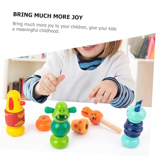 UTHCLO 4 Stück Teiliges Schrauben Langlebigem Material für Kleinkinder Ab Jahr Fördert Feinmotorik Logisches Denken und Farberkennung Pädagogisches Konstruktionsspielzeug für Junge UTHCLO 4 Stück Teiliges Schrauben Langlebigem Material für Kleinkinder Ab Jahr Fördert Feinmotorik Logisches Denken und Farberkennung Pädagogisches Konstruktionsspielzeug für Junge von UTHCLO