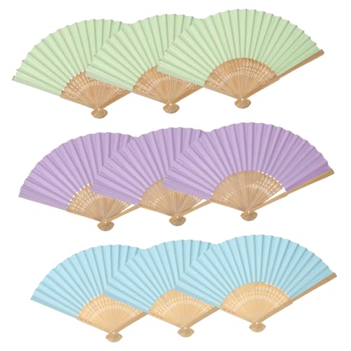 UTHCLO 9 Stück Teiliges DIY Faltfächer aus Hochwertigem Papier und Leichte Faltbare Malfächer für Bemalen und Basteln Bunte Papierfächer für Jungen und Mädchen Praktische Handventilatoren UTHCLO 9 Stück Teiliges DIY Faltfächer aus Hochwertigem Papier und Leichte Faltbare Malfächer für Bemalen und Basteln Bunte Papierfächer für Jungen und Mädchen Praktische Handventilatoren von UTHCLO