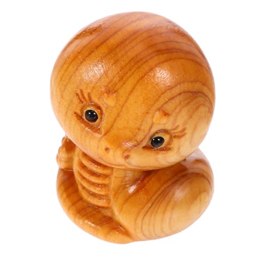UTHCLO Holz Geschnitzte Schlangenfigur Miniatur Lebensechte Holzschlange Dekoration Desktop Ornament Jahr der Schlange Geschenk für Erwachsene UTHCLO Holz Geschnitzte Schlangenfigur Miniatur Lebensechte Holzschlange Dekoration Desktop Ornament Jahr der Schlange Geschenk für Erwachsene von UTHCLO