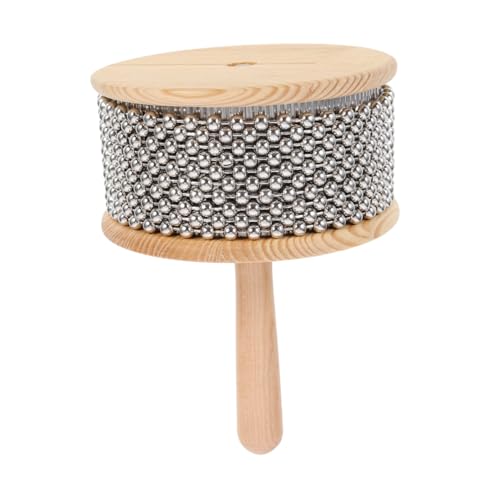 UTHCLO Metall cabasa mit Holzgriff Kinderfreundliches Percussion Instrument Musikalisches Lernspielzeug für Jungen und Mädchen Koordination und Hörentwicklung UTHCLO Metall cabasa mit Holzgriff Kinderfreundliches Percussion Instrument Musikalisches Lernspielzeug für Jungen und Mädchen Koordination und Hörentwicklung von UTHCLO