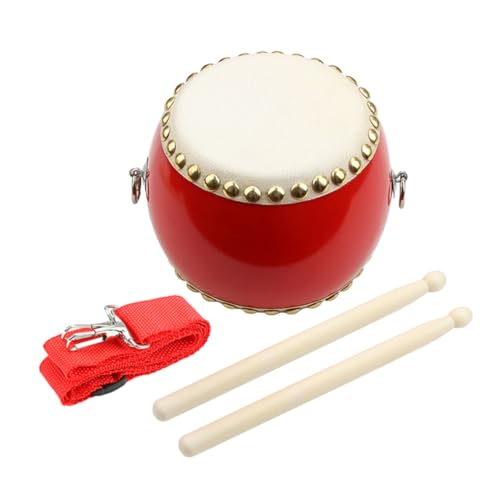 UTHCLO Percussion Trommel mit Holzschlägeln Lehrreiches Musikinstrument für Anfänger Rote Handtrommel mit Klarem Klang Spielerisches Musikspielzeug für Jungen und Mädchen Ab Jahren UTHCLO Percussion Trommel mit Holzschlägeln Lehrreiches Musikinstrument für Anfänger Rote Handtrommel mit Klarem Klang Spielerisches Musikspielzeug für Jungen und Mädchen Ab Jahren von UTHCLO