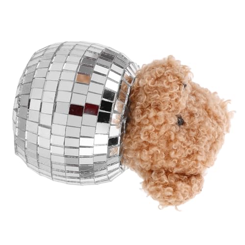 UTHCLO Reflektierender Disco Ball mit Spiegeloberfläche und Bärenornament Handgefertigte Glasdekoration für Tisch Party Hochzeit und Stilvolle Raumgestaltung UTHCLO Reflektierender Disco Ball mit Spiegeloberfläche und Bärenornament Handgefertigte Glasdekoration für Tisch Party Hochzeit und Stilvolle Raumgestaltung von UTHCLO