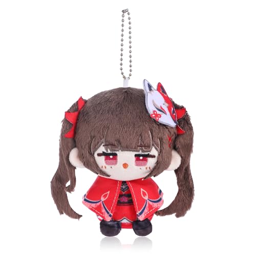 UTIEHD Honkai Star Rail Plüsch-Schlüsselanhänger, süße 10cm Sammelpuppen - Kompakte Größe für Taschen und Schlüssel für Fans (Sparkle) von UTIEHD