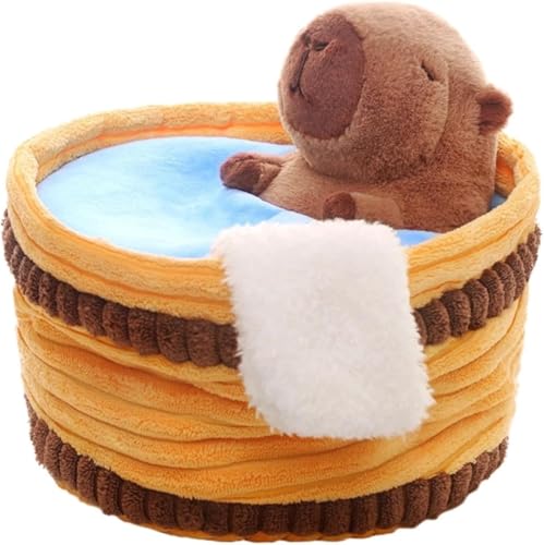 Capybara Kuscheltier, Capybara Plüschtier in der Badewanne Wasserschwein Kuscheltier Capybara Geschenk für Kinder Jungen Mädchen Capybara Kuscheltier, Capybara Plüschtier in der Badewanne Wasserschwein Kuscheltier Capybara Geschenk für Kinder Jungen Mädchen von UUIVIRS