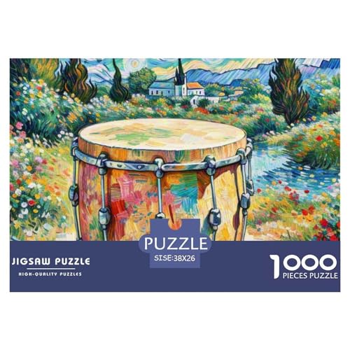 1000-teiliges Trommel Puzzles Perfekt Für Spieleabende Wunderschönes Dekoration Herausforderndes Musikinstrumente Puzzle Für Erwachsene Teenager 38x26cm/1000pcs 1000-teiliges Trommel Puzzles Perfekt Für Spieleabende Wunderschönes Dekoration Herausforderndes Musikinstrumente Puzzle Für Erwachsene Teenager 38x26cm/1000pcs von UXINYOUME