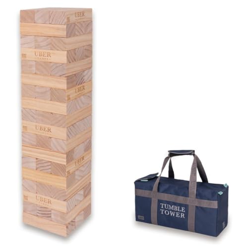 Uber Games - Tumble Tower - Pinien - Größe MIDI bis zu 90 cm - Riesenspiele für den Garten - Holzstapeltürme - FSC-zertifizierte Kiefernholz - Ideal für Veranstaltungen, Hochzeiten & Partys Uber Games - Tumble Tower - Pinien - Größe MIDI bis zu 90 cm - Riesenspiele für den Garten - Holzstapeltürme - FSC-zertifizierte Kiefernholz - Ideal für Veranstaltungen, Hochzeiten & Partys von Uber Games