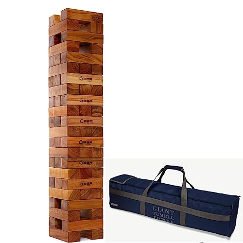 Ubergames Wackelturm XL Spiel Aus ECO Holz - Top Qualität Stapelturm (Hartholz bis 150 cm)… von Ubergames